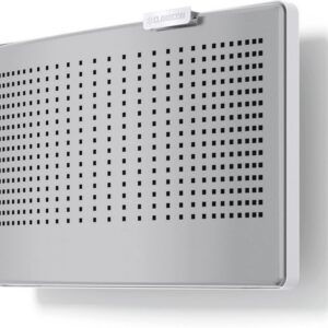 CLIK-tuloilmaventtiilin värikuori vaalea alumiini RAL 9006