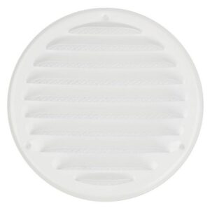 Europlast Mr125 Ilmanvaihtosäleikkö 125mm Metalli Valkoinen