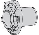 Laippamuhviyhde E 160X150 PVC