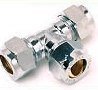 Puserrus T-liitin 8x8x8 mm kromattu